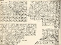 Trempealeau County - Preston, Ettrick, Hale, Lincoln, Wisconsin State Atlas 1930c